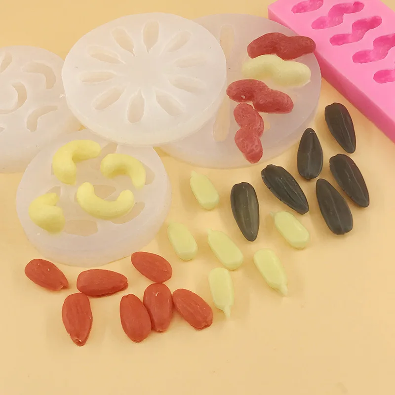 Dried Fruit Mold Combination Peanuts, Melon Seeds, Almonds, Cashew Nuts, Silicone Mold, Resin Food Play Cake Baking Mold
Dried Fruit Mold Combination Peanuts, Melon Seeds, Almonds, Cashew Nuts, Silicone Mold, Resin Food Play Cake Baking Mold