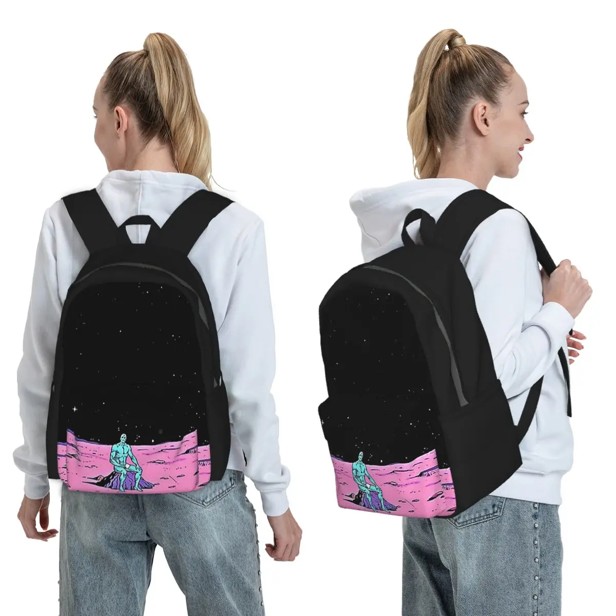 (Fixed) Dr. Manhattan Sitting On Mars (comic) Backpack Boys Girls BookBag Kids School Bag Computer Shoulder Bags for Men Women
(Fixed) Dr. Manhattan Sitting On Mars (comic) Backpack Boys Girls BookBag Kids School Bag Computer Shoulder Bags for Men Women