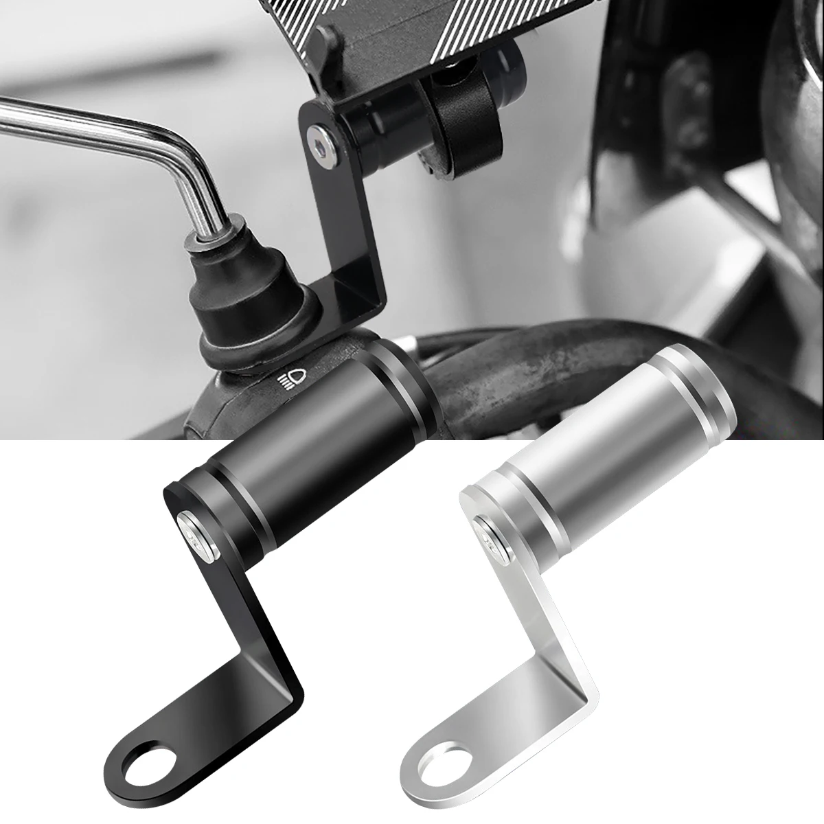 1/2PCS Motorcycle Bicycle Phone Holder Extender Bracket Rearview Mirror Holder Bicycle Conversion Bracket Bicycle Accessories
1/2PCS Motorcycle Bicycle Phone Holder Extender Bracket Rearview Mirror Holder Bicycle Conversion Bracket Bicycle Accessories