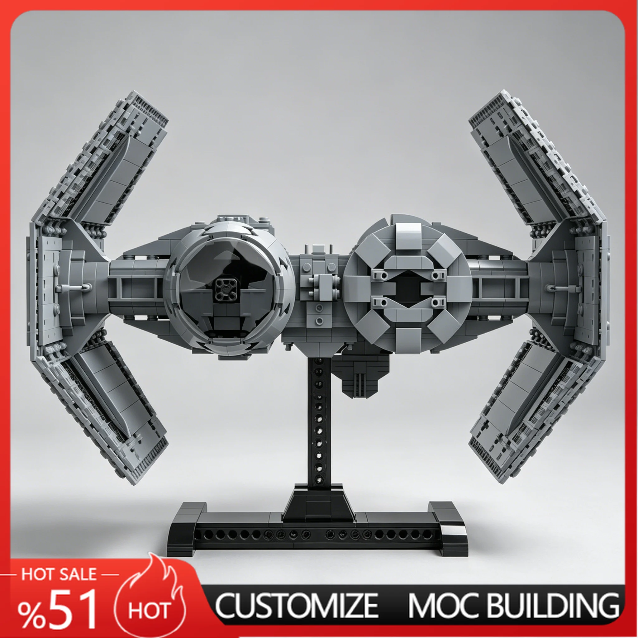 2933 PCS Sci-Fi Bomber Spacecraft Building Blocks MOC Model Assembly Toy Educational Collection Birthday Popular Gifts For funs
2933 PCS Sci-Fi Bomber Spacecraft Building Blocks MOC Model Assembly Toy Educational Collection Birthday Popular Gifts For funs
