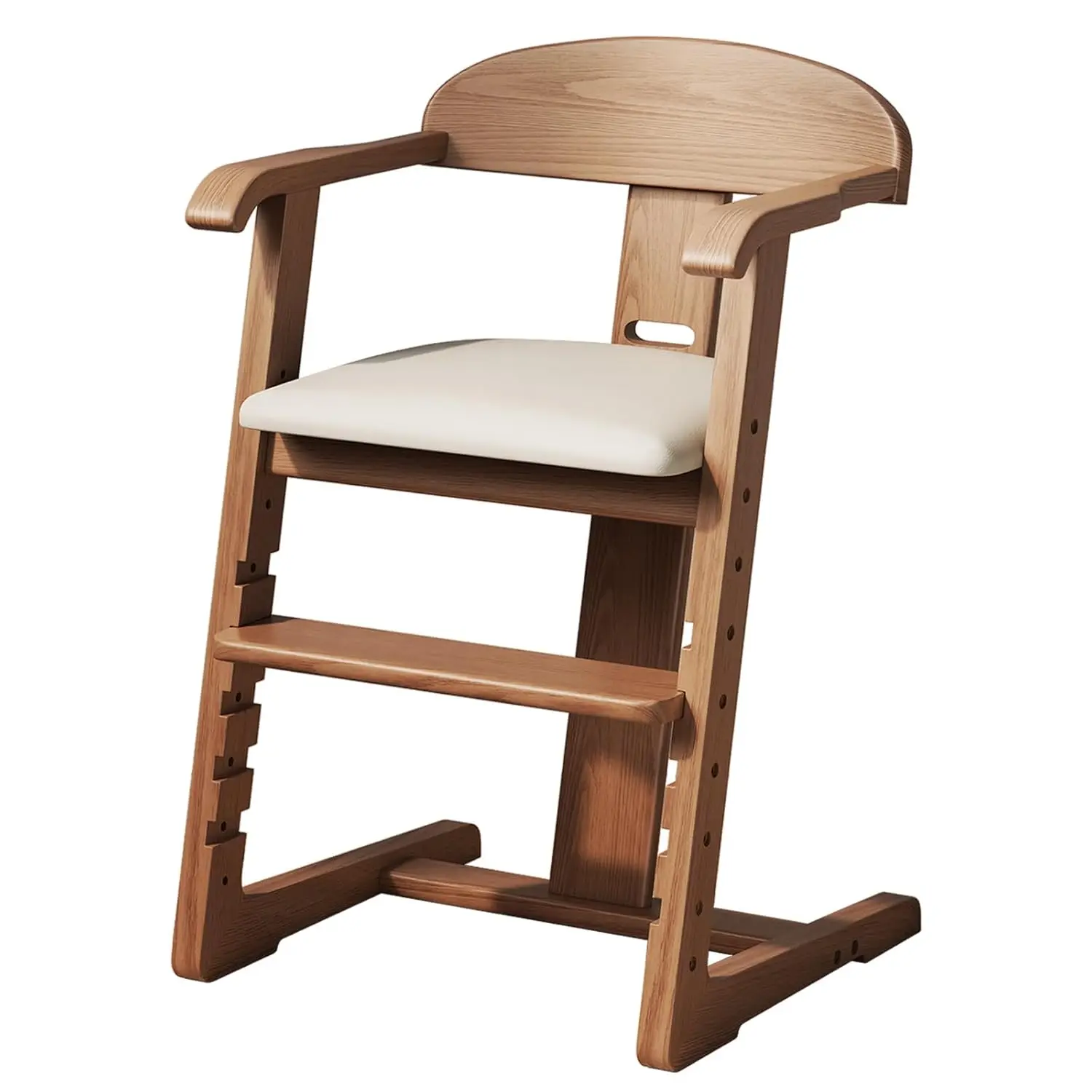 Solid Wood Kids Dining Chair Adjustable Height Grow With Child Walnut
Solid Wood Kids Dining Chair Adjustable Height Grow With Child Walnut