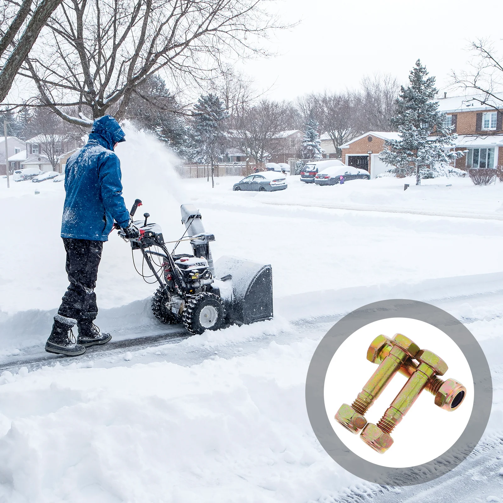 3pcs Snow Blower Shear Bolts 5/16 Inch Compatible For Ariens Heavy Duty Replacement Parts Repair Maintenance Hardware Nut Set
3pcs Snow Blower Shear Bolts 5/16 Inch Compatible For Ariens Heavy Duty Replacement Parts Repair Maintenance Hardware Nut Set