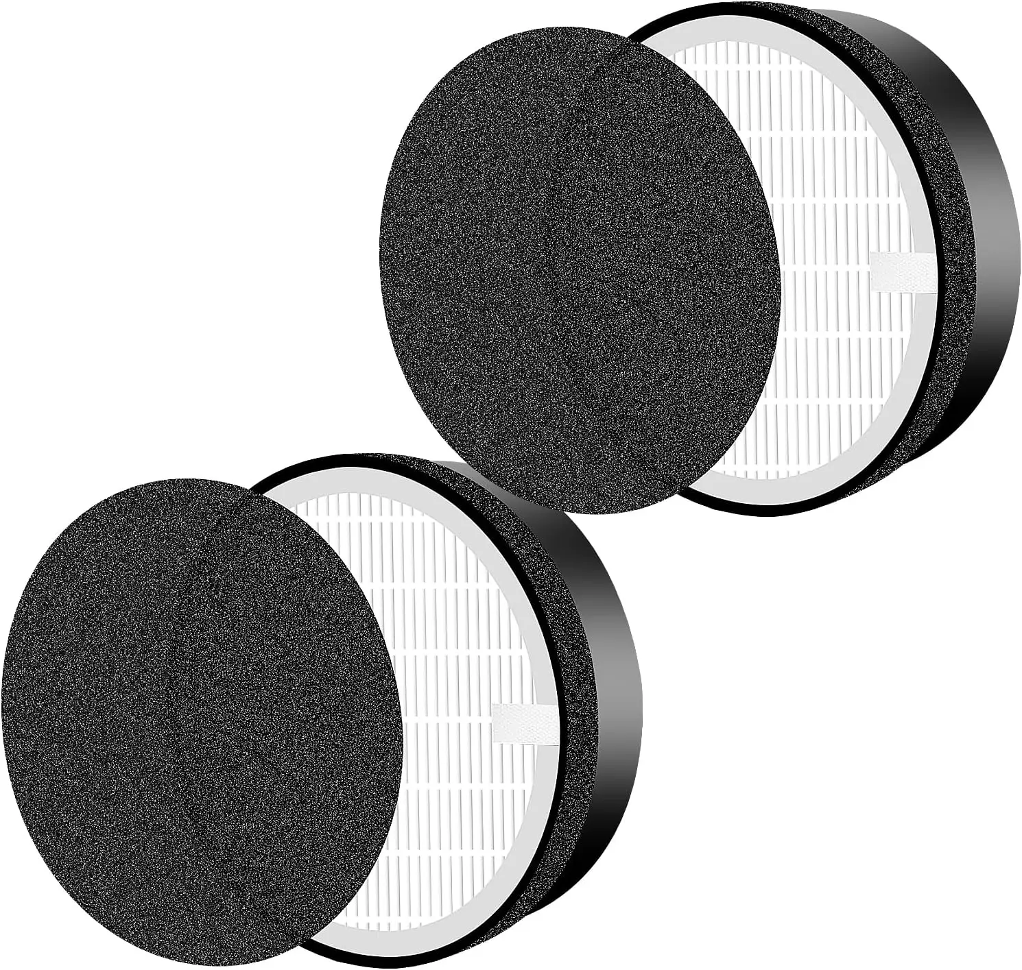 2 Pack Air Purifier Filters Replacement for LEVOIT LV-H132, Compatible with 3-in-1 Nylon Pre-Filter and True Activated Carbon Fi
2 Pack Air Purifier Filters Replacement for LEVOIT LV-H132, Compatible with 3-in-1 Nylon Pre-Filter and True Activated Carbon Fi