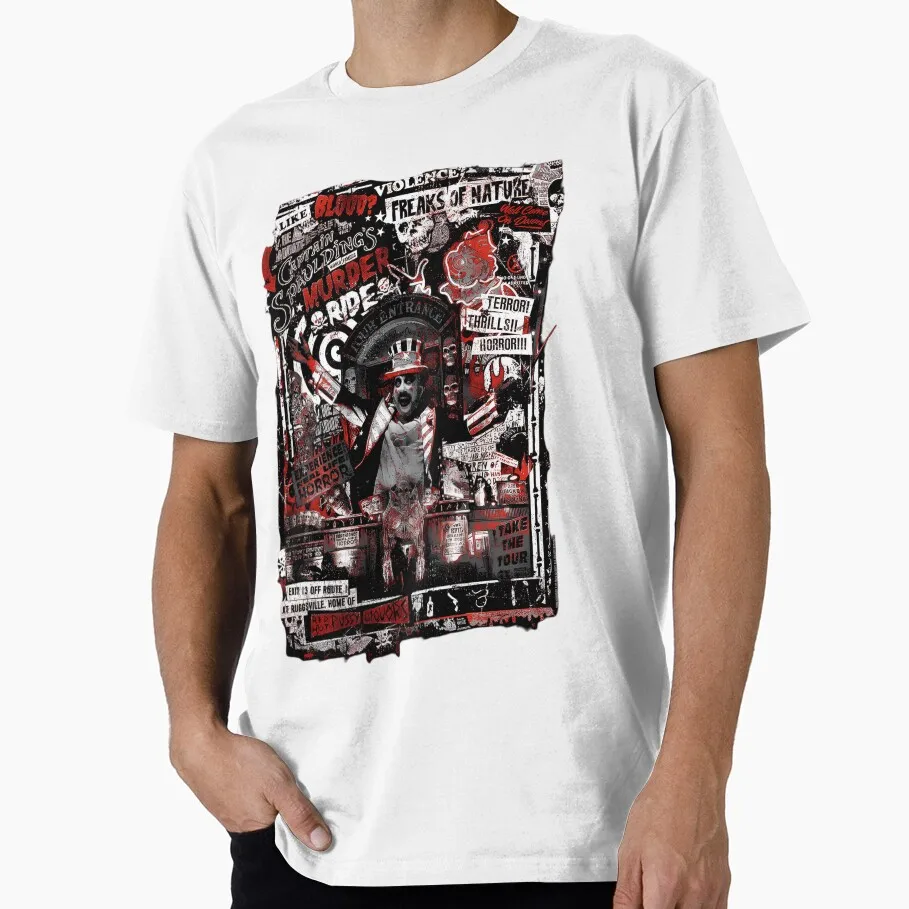 90s Music Movie 1216 Captain Spaulding House of 1000 corpses Devils rejects t shirt Rob zombie Graphic Clothes All size Tops
90s Music Movie 1216 Captain Spaulding House of 1000 corpses Devils rejects t shirt Rob zombie Graphic Clothes All size Tops