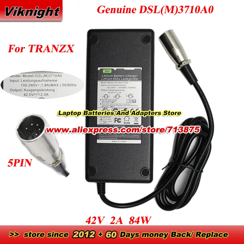 Genuine 42V 2A 84W DSL(M)3710A0 AC Adapter for TRANZX CH05MDR336V2A16E00229 C0080017865 AA504009729 with 5PIN tip Power Adapter
Genuine 42V 2A 84W DSL(M)3710A0 AC Adapter for TRANZX CH05MDR336V2A16E00229 C0080017865 AA504009729 with 5PIN tip Power Adapter