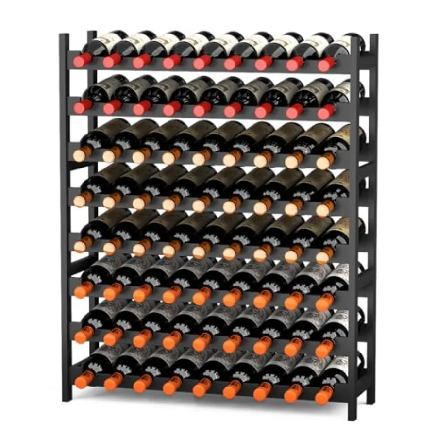 Wine Rack Freestanding Floor Bamboo 8-Tier 69 Wine Bottle Holder Racks Countertop Cabinet Display Wooden Stackable Modular Wine
Wine Rack Freestanding Floor Bamboo 8-Tier 69 Wine Bottle Holder Racks Countertop Cabinet Display Wooden Stackable Modular Wine