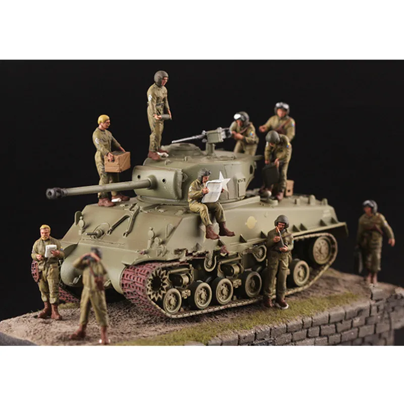 2025 New 1:72 Scale Model American Tank Mounted Armored Force 10 Pcs Soldiers Action Figure Toy Scene Accessory Dolls Display
2025 New 1:72 Scale Model American Tank Mounted Armored Force 10 Pcs Soldiers Action Figure Toy Scene Accessory Dolls Display