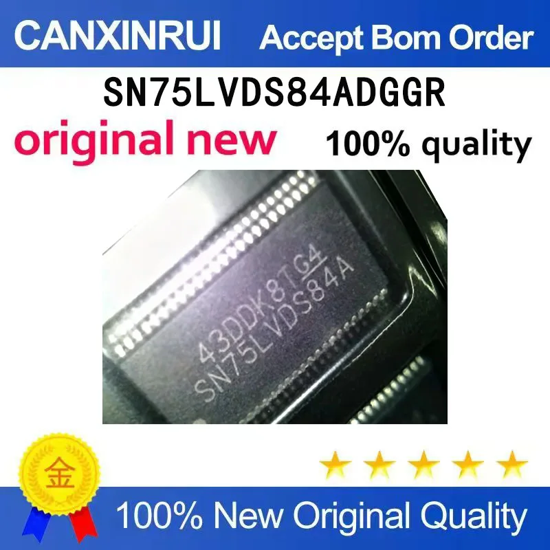 (5-100 pieces)Brand new original SN75LVDS84ADGGR SN75LVDS84A TSSOP48 spot chip
(5-100 pieces)Brand new original SN75LVDS84ADGGR SN75LVDS84A TSSOP48 spot chip