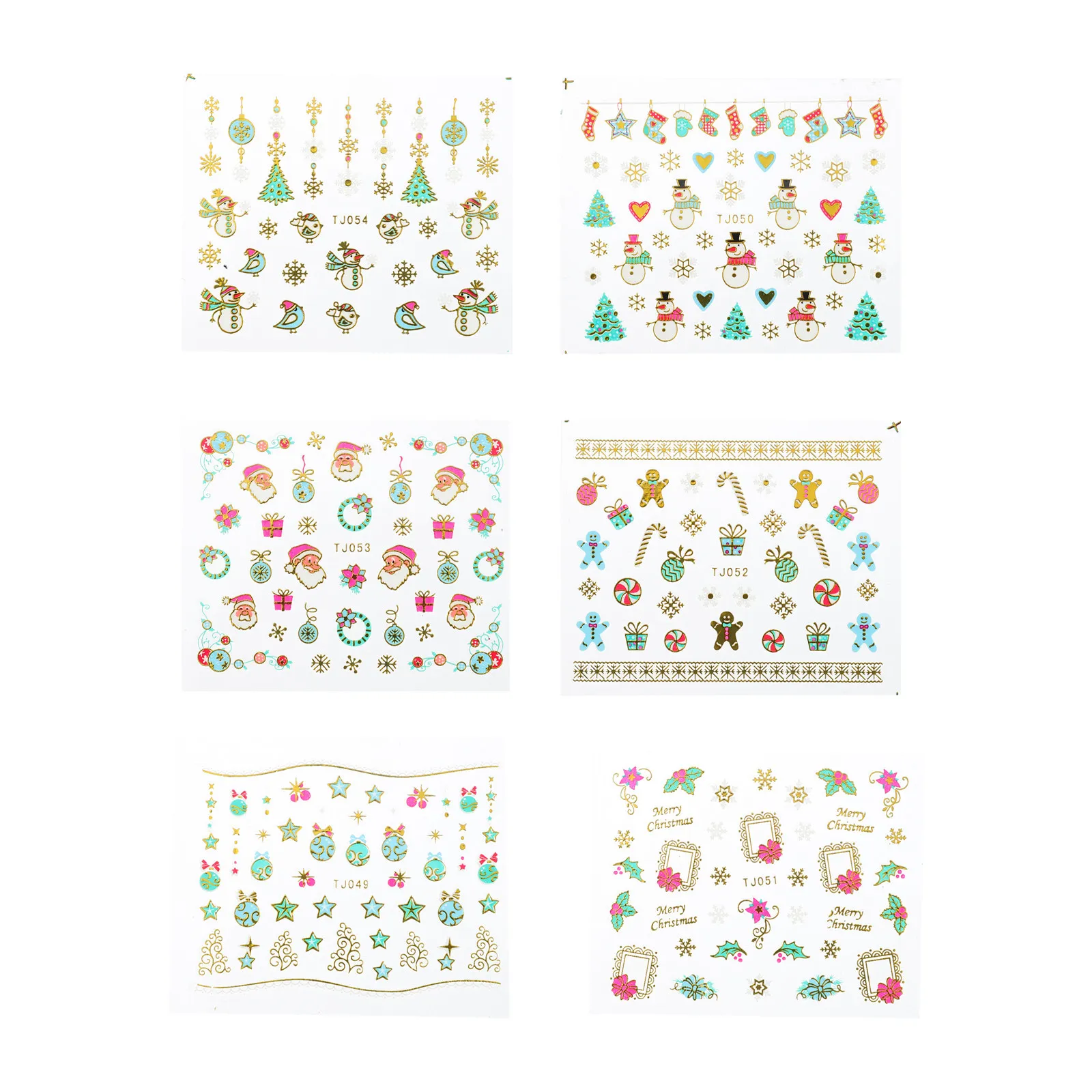 24 Sheets Nail Decals 3d Christmas Stickers Adhesive DIY Manicure Decorative Fake Natural Nails Holiday Party Supplies Nail Art
24 Sheets Nail Decals 3d Christmas Stickers Adhesive DIY Manicure Decorative Fake Natural Nails Holiday Party Supplies Nail Art