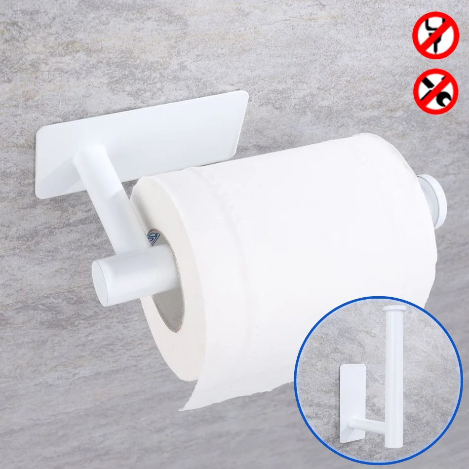 Stainless Steel Paper Holder White Adhesive Wall Mount Stand Kitchen Bathroom Toilet Paper Towel Tissue Roll Shelf Brushed Gold
Stainless Steel Paper Holder White Adhesive Wall Mount Stand Kitchen Bathroom Toilet Paper Towel Tissue Roll Shelf Brushed Gold