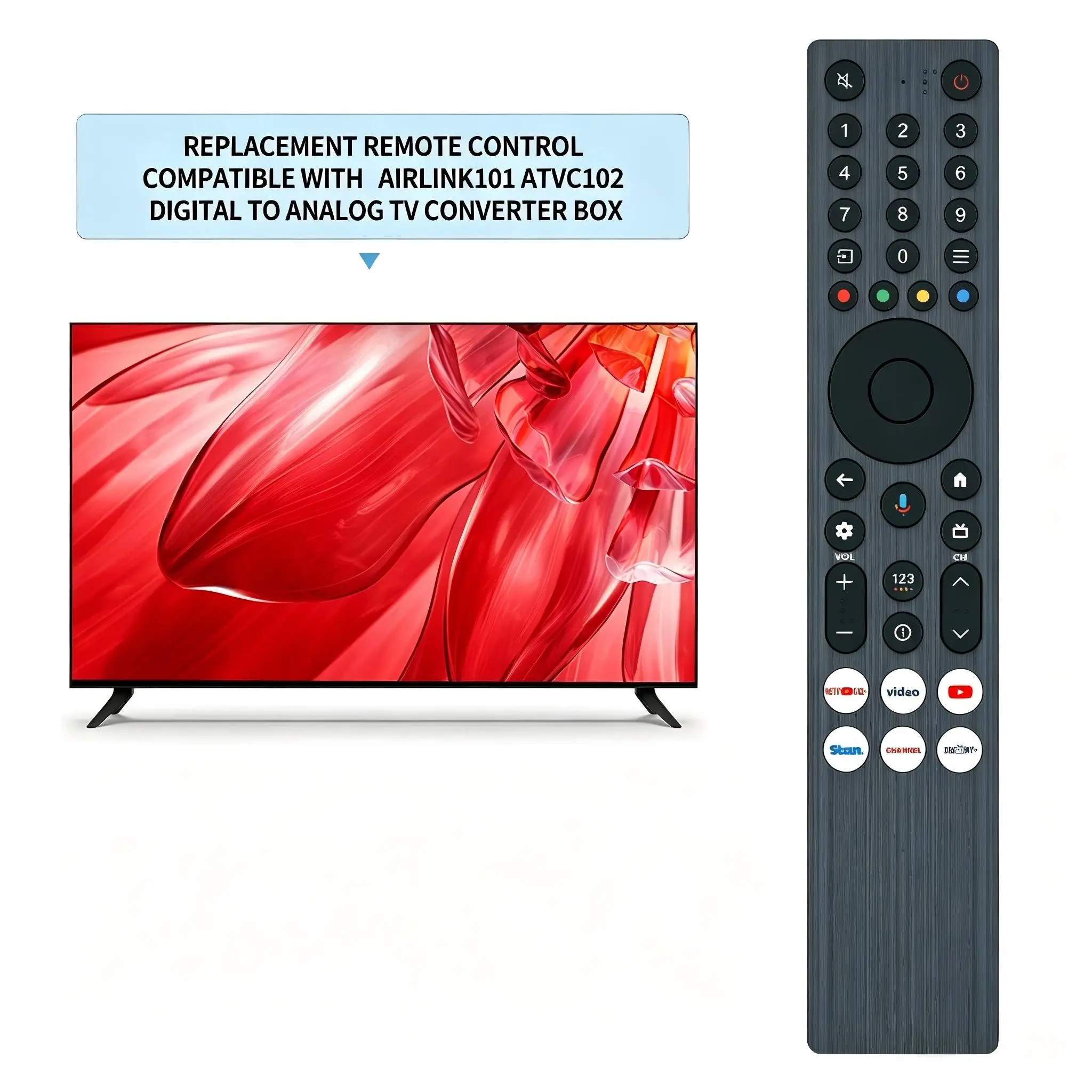 RC833A FMB5 IR NO VOICE TV Remote Control Compatible With For TCL Smart LED RC833 FMB1/RC833 FMB2/RC833 FMB4 Series Controller