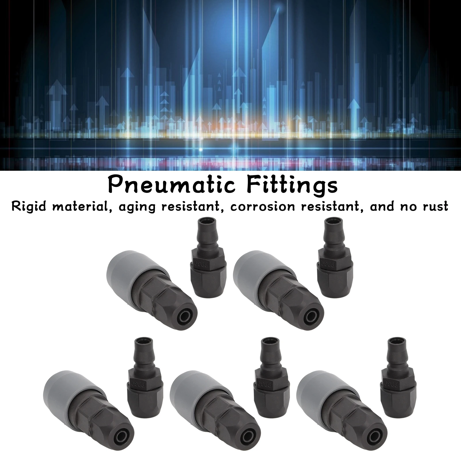 5 Set Pneumatic Quick Connector C Type Self Locking Air Compressor Hose Coupler Plug Socket
5 Set Pneumatic Quick Connector C Type Self Locking Air Compressor Hose Coupler Plug Socket
