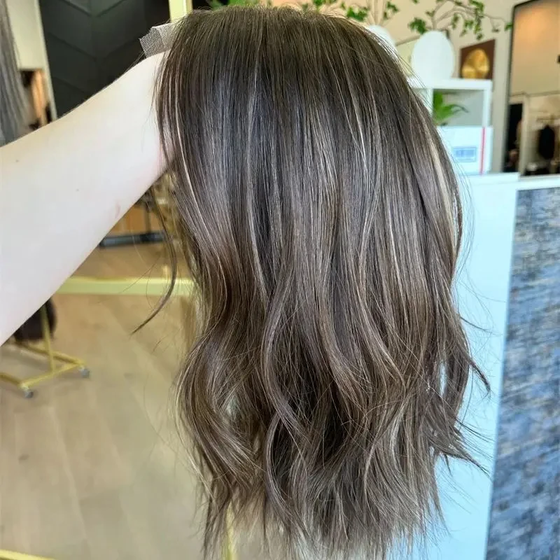 Balayage Ombre Brown Blonde Synthetic HD Lace Front Wig Wave Bob Preplucked Hairline Small Large Size Cap Glueless Wigs Party
Balayage Ombre Brown Blonde Synthetic HD Lace Front Wig Wave Bob Preplucked Hairline Small Large Size Cap Glueless Wigs Party