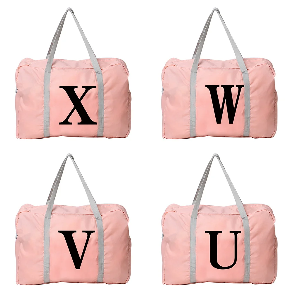 Foldable Large-capacity Unisex Fashion Luggage Travel Tote Bag Black Letter Pattern Travel Bag
Foldable Large-capacity Unisex Fashion Luggage Travel Tote Bag Black Letter Pattern Travel Bag
