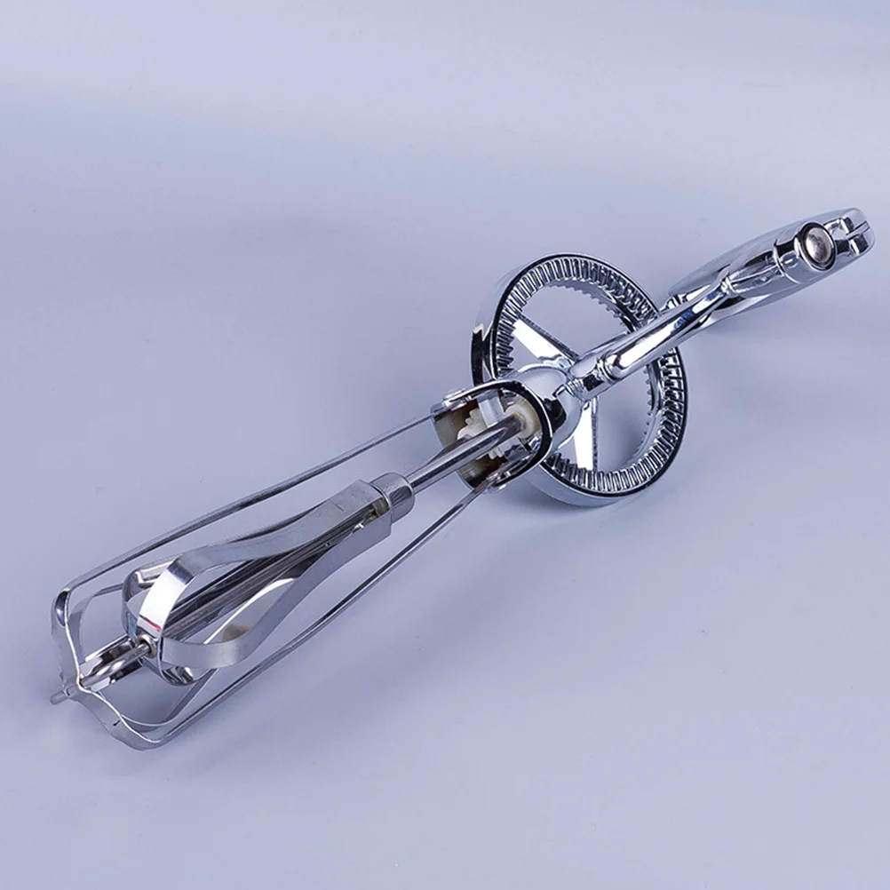Manual Egg Beater Stainless Steel Silver Handheld Kitchen Blender for Mixing Eggs Sauces Dressings Sturdy
Manual Egg Beater Stainless Steel Silver Handheld Kitchen Blender for Mixing Eggs Sauces Dressings Sturdy