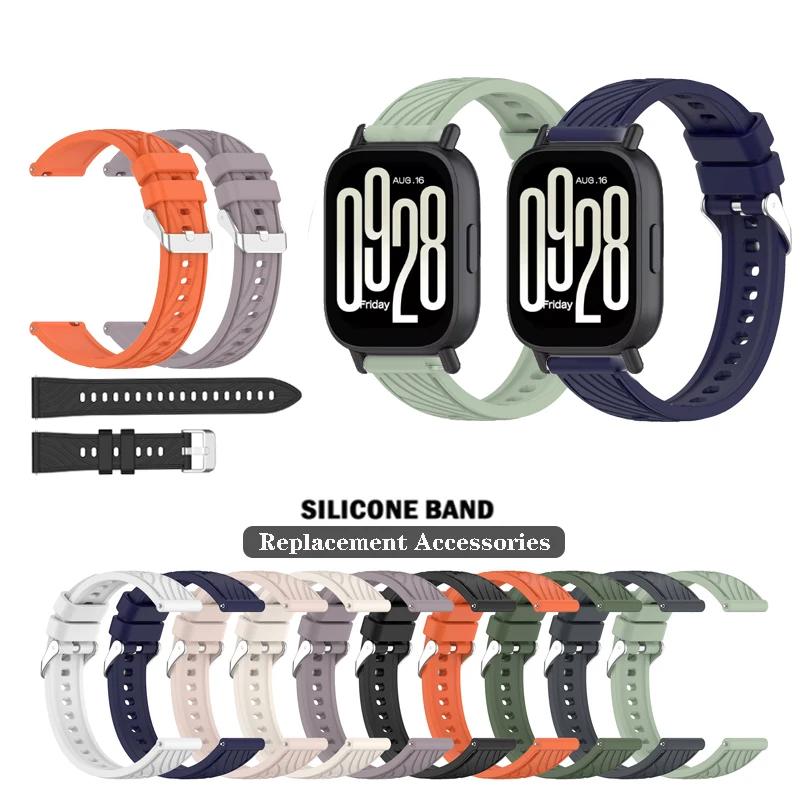22mm Pattern Lines Silicone Strap Band For Xiaomi Redmi Watch 5 Active / Redmi Watch 5 Lite Bracelet
22mm Pattern Lines Silicone Strap Band For Xiaomi Redmi Watch 5 Active / Redmi Watch 5 Lite Bracelet