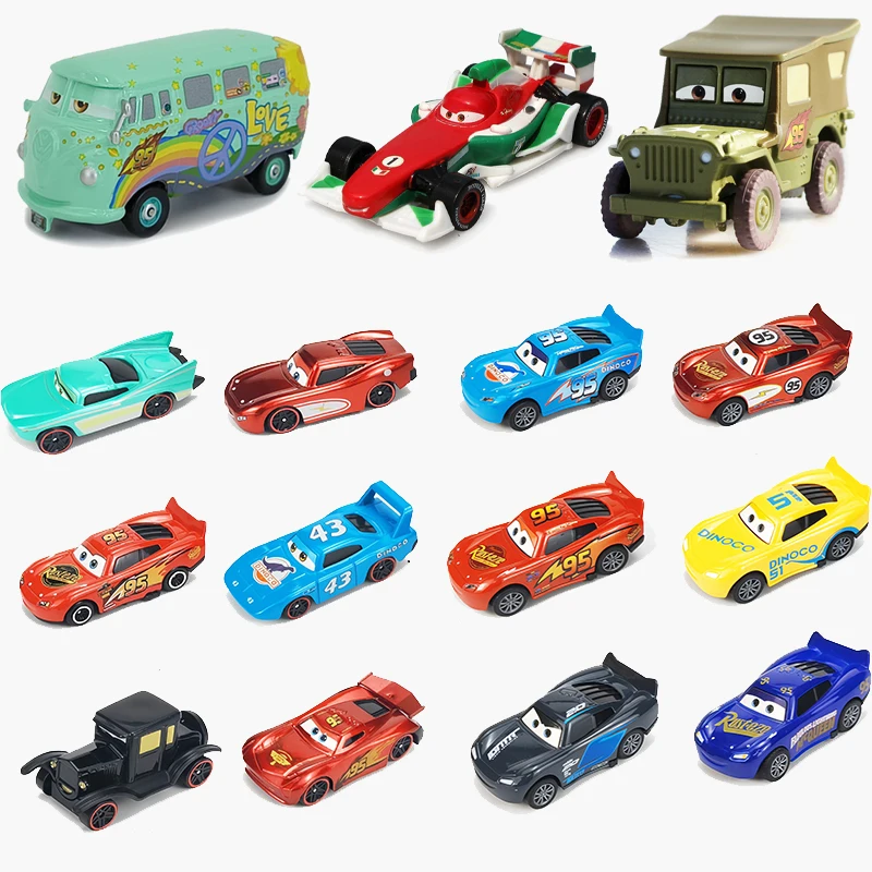Disney Pixar Cars 2 Toy Lightning Jackson Storm Sheriff Racers Dinoco Collection Minivan Diecast Metal Model Racing Car Kids
Disney Pixar Cars 2 Toy Lightning Jackson Storm Sheriff Racers Dinoco Collection Minivan Diecast Metal Model Racing Car Kids