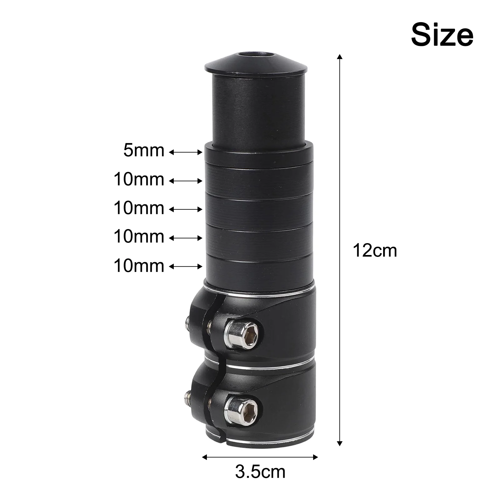 Adjustable Handlebars Bicycle Stem Riser Dual-screw Locking Mechanism Enhanced Riding Comfort Adjustable Handlebar Riser
Adjustable Handlebars Bicycle Stem Riser Dual-screw Locking Mechanism Enhanced Riding Comfort Adjustable Handlebar Riser