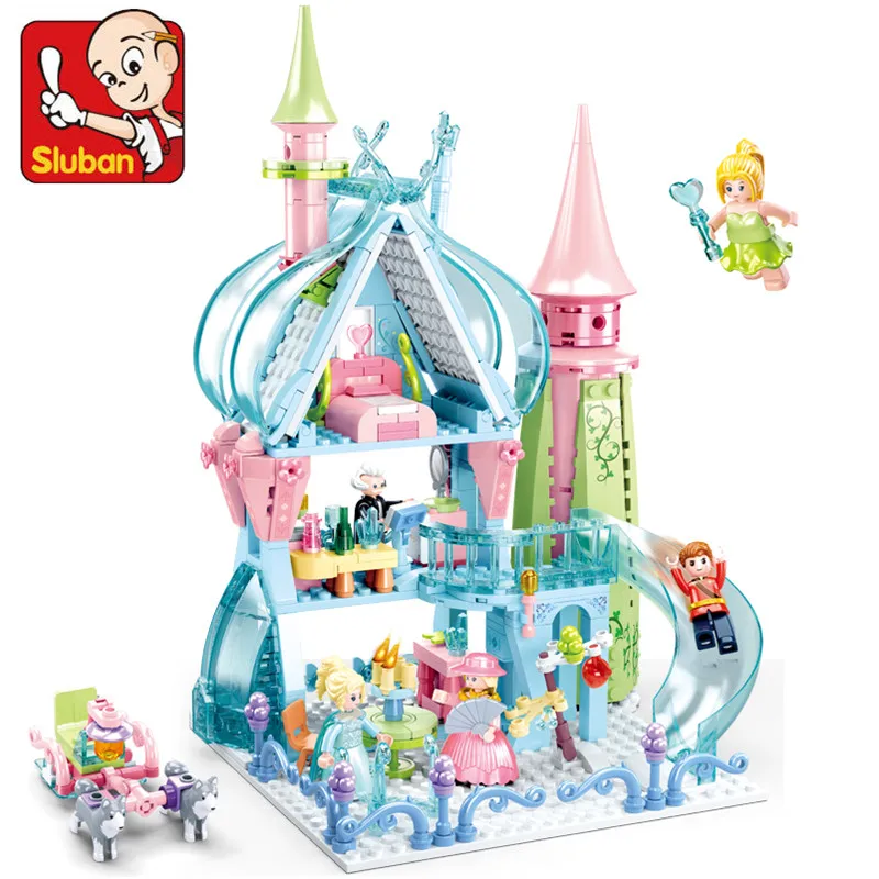 Sluban Pink Dream Friends Expert Romantic Princess Building Blocks Snow Royal Castle Assembly Bricks DIY Creative Girls Toys
Sluban Pink Dream Friends Expert Romantic Princess Building Blocks Snow Royal Castle Assembly Bricks DIY Creative Girls Toys