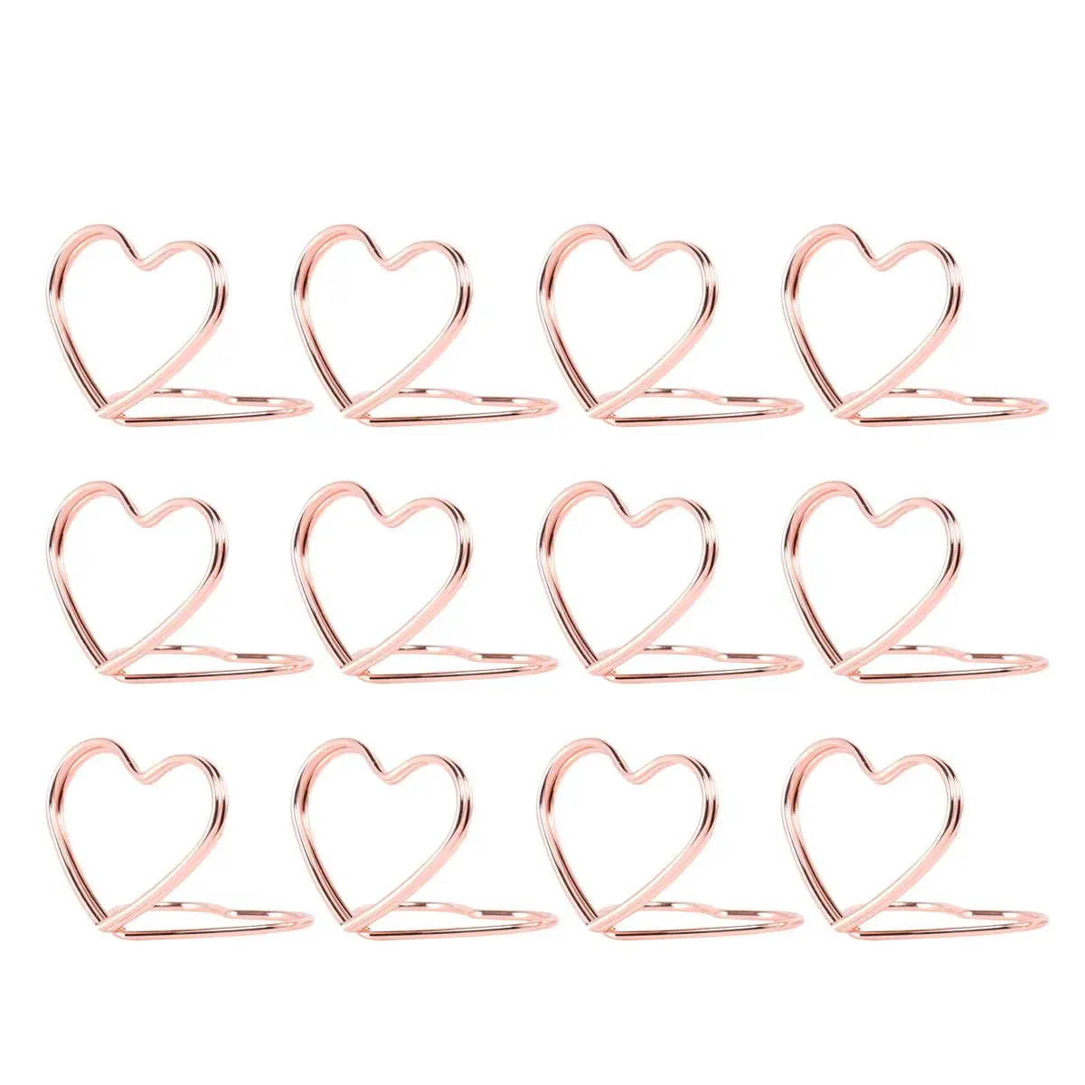 20 PCS Wedding Decor Heart-shaped Ring Message Holder Table Name Cardholder Stand Golden Decoration Sign Holders
20 PCS Wedding Decor Heart-shaped Ring Message Holder Table Name Cardholder Stand Golden Decoration Sign Holders