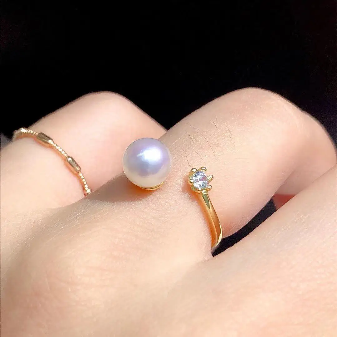 Wholesale 925 Sterling Silver Adjustable Ring Mount Settings Findings Mountings Accessory Parts for 6-7mm Pearls, 5pcs/lot
Wholesale 925 Sterling Silver Adjustable Ring Mount Settings Findings Mountings Accessory Parts for 6-7mm Pearls, 5pcs/lot