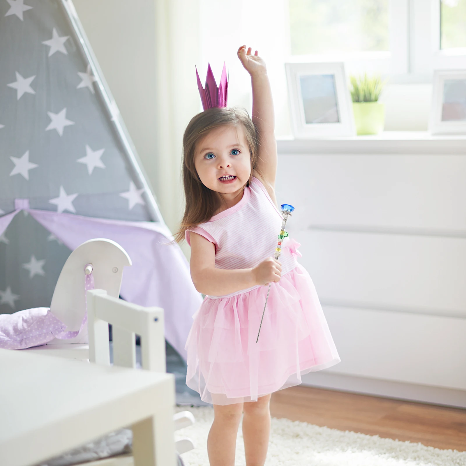 3pcs Fairy Wand For Birthday Gift Costume Accessory Girl Wand Lightweight Plastic Play
3pcs Fairy Wand For Birthday Gift Costume Accessory Girl Wand Lightweight Plastic Play