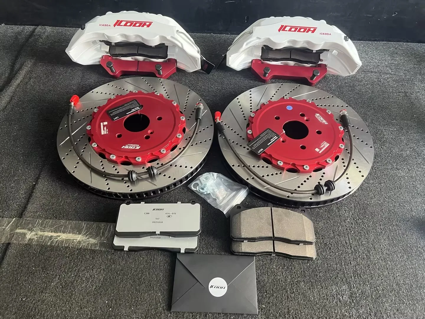 High Quality IC6 Steel Disc Front 380X36 6-piston brake caliper kit fits for BMW M3 (F80) 2013-2020
High Quality IC6 Steel Disc Front 380X36 6-piston brake caliper kit fits for BMW M3 (F80) 2013-2020