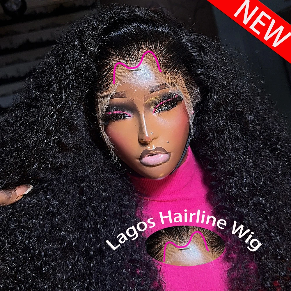 Lagos Hairline Kinky Curly Human Hair Wigs 13x6 HD Lace Frontal Glueless Wig Human Hair M Shaped Hairline 400 Density For Women
Lagos Hairline Kinky Curly Human Hair Wigs 13x6 HD Lace Frontal Glueless Wig Human Hair M Shaped Hairline 400 Density For Women