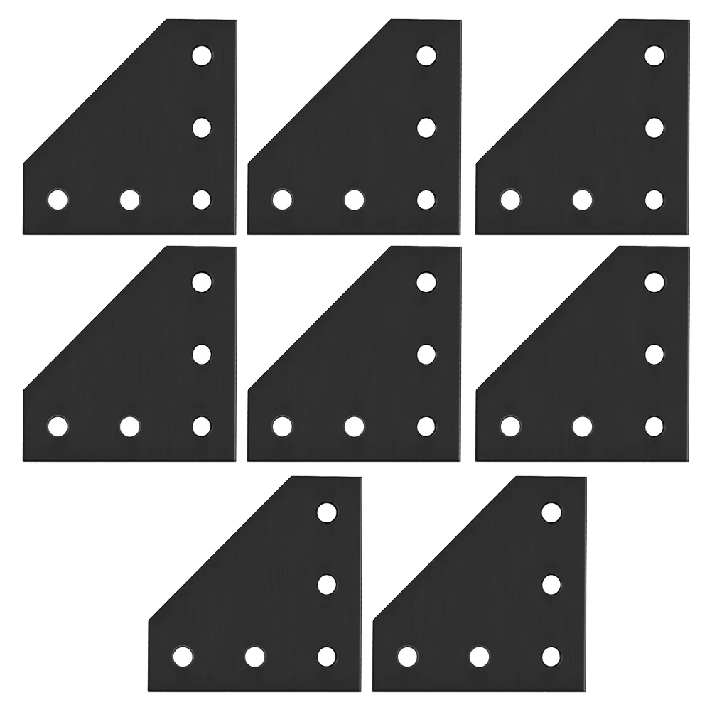 8 Pcs Right Angle Connecting Plate Extrusion Brackets Aluminum Connectors Square Accessories for Braces
8 Pcs Right Angle Connecting Plate Extrusion Brackets Aluminum Connectors Square Accessories for Braces