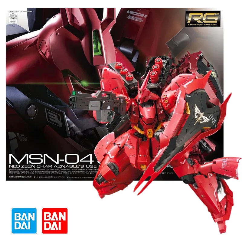 Bandai RG 1/144 GUNDAM MSN-04 SAZABI Model Kit Anime Action Fighter Assembly Models Collection Original Box Toy Gift for Kids
Bandai RG 1/144 GUNDAM MSN-04 SAZABI Model Kit Anime Action Fighter Assembly Models Collection Original Box Toy Gift for Kids