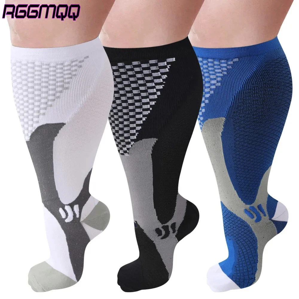 1Pair Plus Size Compression Socks for Women & Men, Extra Wide Calf Knee High Stockings for Circulation Support Swelling 2XL-7XL
1Pair Plus Size Compression Socks for Women & Men, Extra Wide Calf Knee High Stockings for Circulation Support Swelling 2XL-7XL