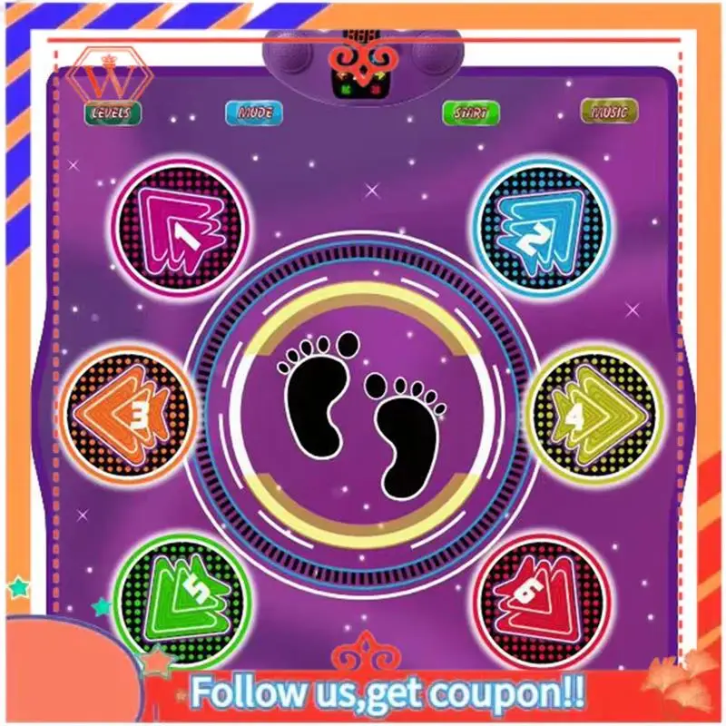 Durable Electronic Wireless BT Dance Mat For Family Fun And Fitness - Games And Exercise For Kids & Adults
Durable Electronic Wireless BT Dance Mat For Family Fun And Fitness - Games And Exercise For Kids & Adults