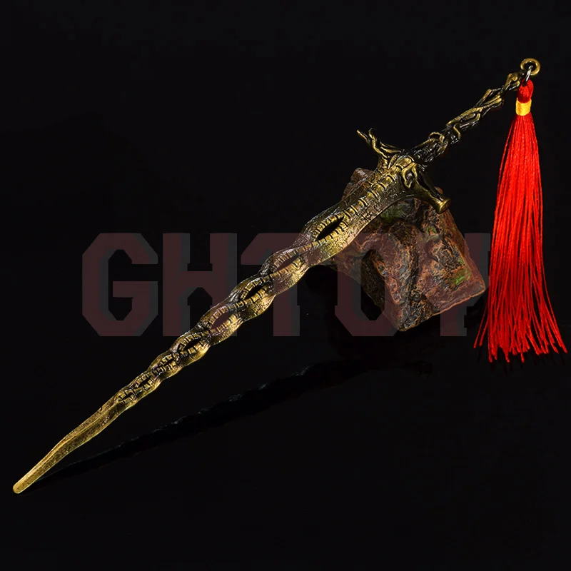 22cm/8.66in Eldenn Game Peripheral Body into Sword Metal katana Weapon Model Medieval Sword Toys Desktop Ornament Boy Toys Gift 
22cm/8.66in Eldenn Game Peripheral Body into Sword Metal katana Weapon Model Medieval Sword Toys Desktop Ornament Boy Toys Gift