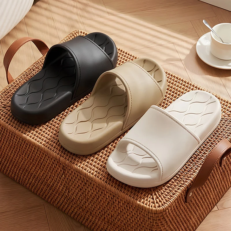 Eva Soft Sole Platform Slippers Women 2026 Summer Thick Sole Cloud Slides Woman Outdoor Non-Slip Beach Flip Flops Couple Sandals
Eva Soft Sole Platform Slippers Women 2026 Summer Thick Sole Cloud Slides Woman Outdoor Non-Slip Beach Flip Flops Couple Sandals