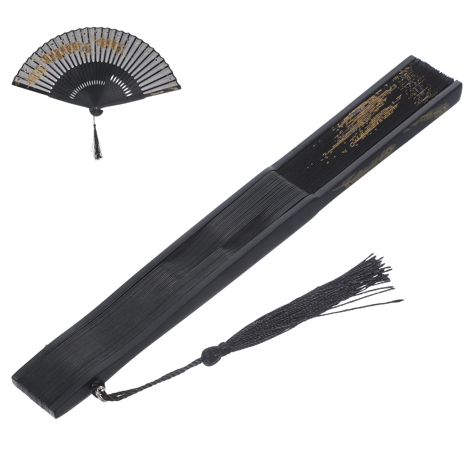 Vintage Folding Fan with Peacock Plume Design Decorative Hand Fan for Summer Travel Photography Cosplay Accessory
Vintage Folding Fan with Peacock Plume Design Decorative Hand Fan for Summer Travel Photography Cosplay Accessory