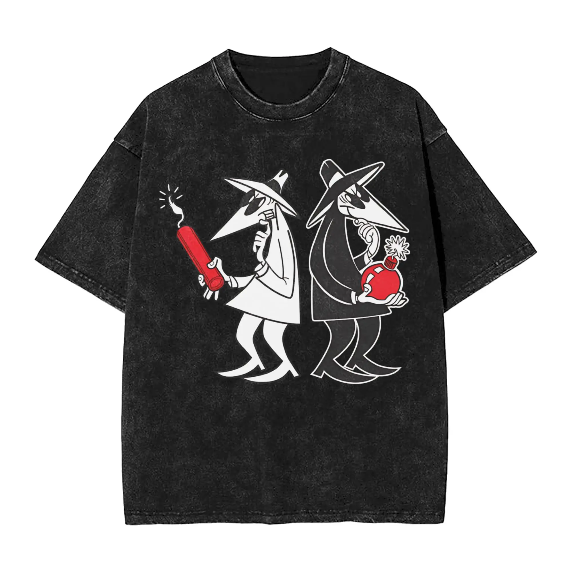 Harajuku Washed Shirts Spy Vs Spy Outfit Vintage T Shirt Oversize Streetwear 100% Cotton Printed Tees
Harajuku Washed Shirts Spy Vs Spy Outfit Vintage T Shirt Oversize Streetwear 100% Cotton Printed Tees