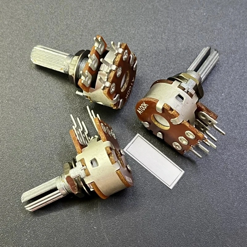10pcs double 100k taiwan-made for kezhengxin 16 type double a100k electric slotter volume electric slotter shaft length 20mm
10pcs double 100k taiwan-made for kezhengxin 16 type double a100k electric slotter volume electric slotter shaft length 20mm