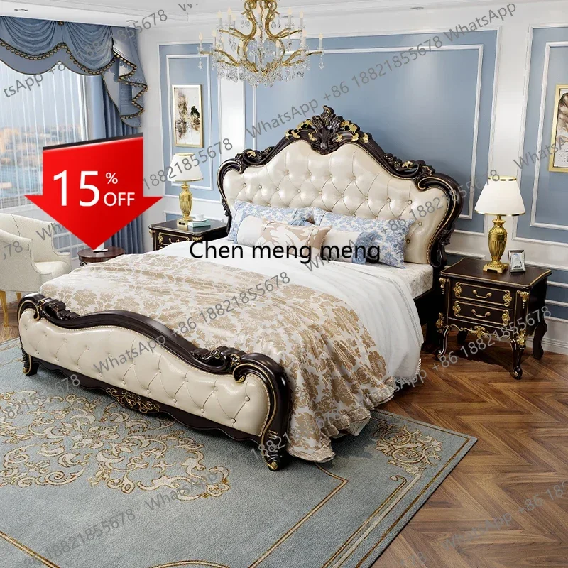 P178 Castle Luxury Bed Modern Sofa Bedroom Frame Massage Bed Double Princess Sleeping Design Wooden Full Muebles Hotel Furniture
P178 Castle Luxury Bed Modern Sofa Bedroom Frame Massage Bed Double Princess Sleeping Design Wooden Full Muebles Hotel Furniture