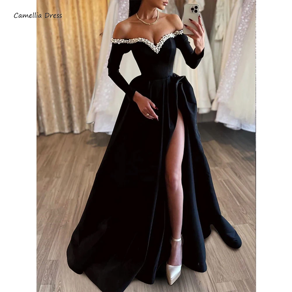 Glitter Prom Dress Sweetheart Off The Shoulder Split Side Prom Dresses Woman Party Night Floor Length Robe De Soiree فستان سهرة
Glitter Prom Dress Sweetheart Off The Shoulder Split Side Prom Dresses Woman Party Night Floor Length Robe De Soiree فستان سهرة