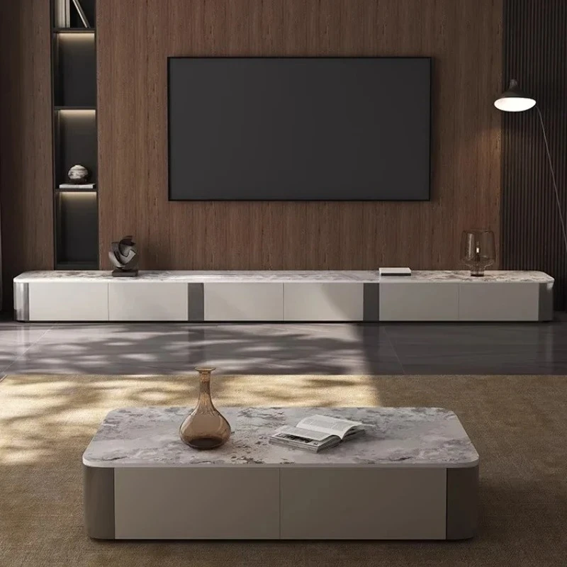 Modern simple household living room floor TV cabinet rock slab light luxury floor cabinet FT
Modern simple household living room floor TV cabinet rock slab light luxury floor cabinet FT