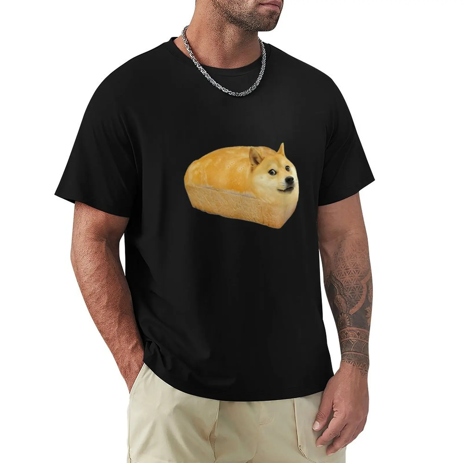 Fashionhiba Inu Doge Bread Meme Dog T-Shirt Urban Style Casual Short Sleeve Top
Fashionhiba Inu Doge Bread Meme Dog T-Shirt Urban Style Casual Short Sleeve Top