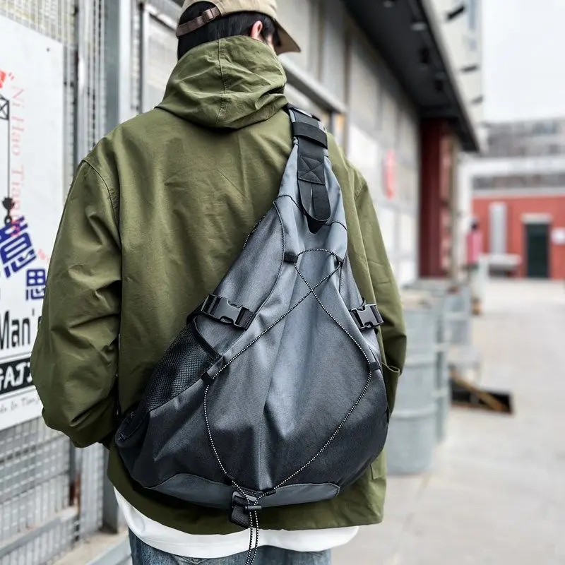 Large Capacity Travel Crossbody Bags for Men High Quality Nylon Storage Chest Pack Hip Hop Trendy Shoulder Bag Male
Large Capacity Travel Crossbody Bags for Men High Quality Nylon Storage Chest Pack Hip Hop Trendy Shoulder Bag Male