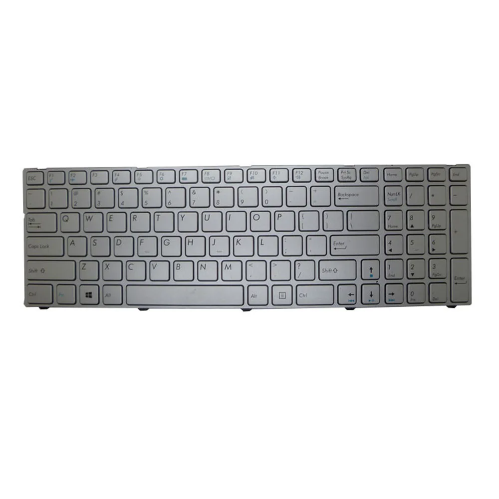 Клавиатура для ноутбука Pegatron C15 MP-13A83US65287 13A85280USL-H 0KN0-CN6US12, США, новая с серебряной рамкой
Клавиатура для ноутбука Pegatron C15 MP-13A83US65287 13A85280USL-H 0KN0-CN6US12, США, новая с серебряной рамкой