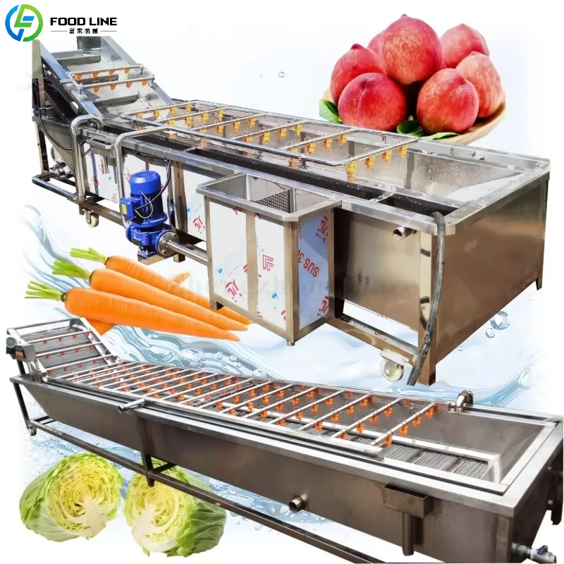 Customized Residual Free Fruit Vegetable Washer Stainless Steel Conveyor Bubble Cleaning Equipment High Efficiency
Customized Residual Free Fruit Vegetable Washer Stainless Steel Conveyor Bubble Cleaning Equipment High Efficiency