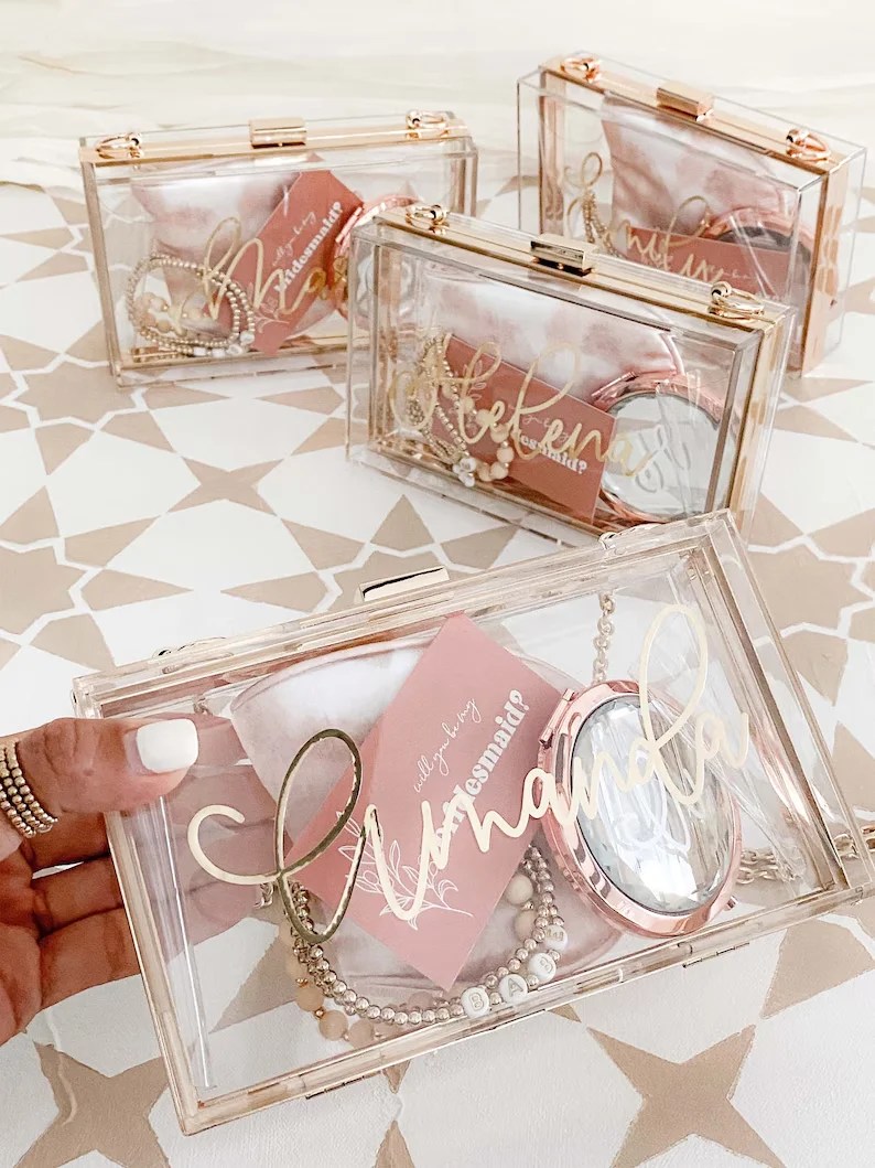 Personalized Acrylic Clutch Purse /Bridesmaid Purse /Personalized Acrylic Purse/Bridesmaid Clutch Bag /Bridesmaid Bag
Personalized Acrylic Clutch Purse /Bridesmaid Purse /Personalized Acrylic Purse/Bridesmaid Clutch Bag /Bridesmaid Bag