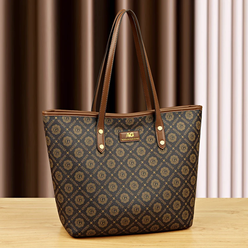 New 2023 Large Women's Bag Large Capacity Shoulder Bags High Quality PU Leather Shoulder Bags Ladies Wild Bags Sac Main Femme
New 2023 Large Women's Bag Large Capacity Shoulder Bags High Quality PU Leather Shoulder Bags Ladies Wild Bags Sac Main Femme