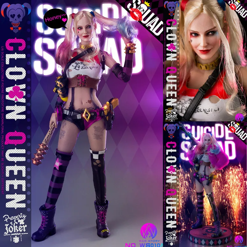 WARSTORY WS010 1:6 Scale Model The Clown Queen Joker Full Set Body Dressing Head Hand Accessories For 12 Inch Action Figure Toy
WARSTORY WS010 1:6 Scale Model The Clown Queen Joker Full Set Body Dressing Head Hand Accessories For 12 Inch Action Figure Toy