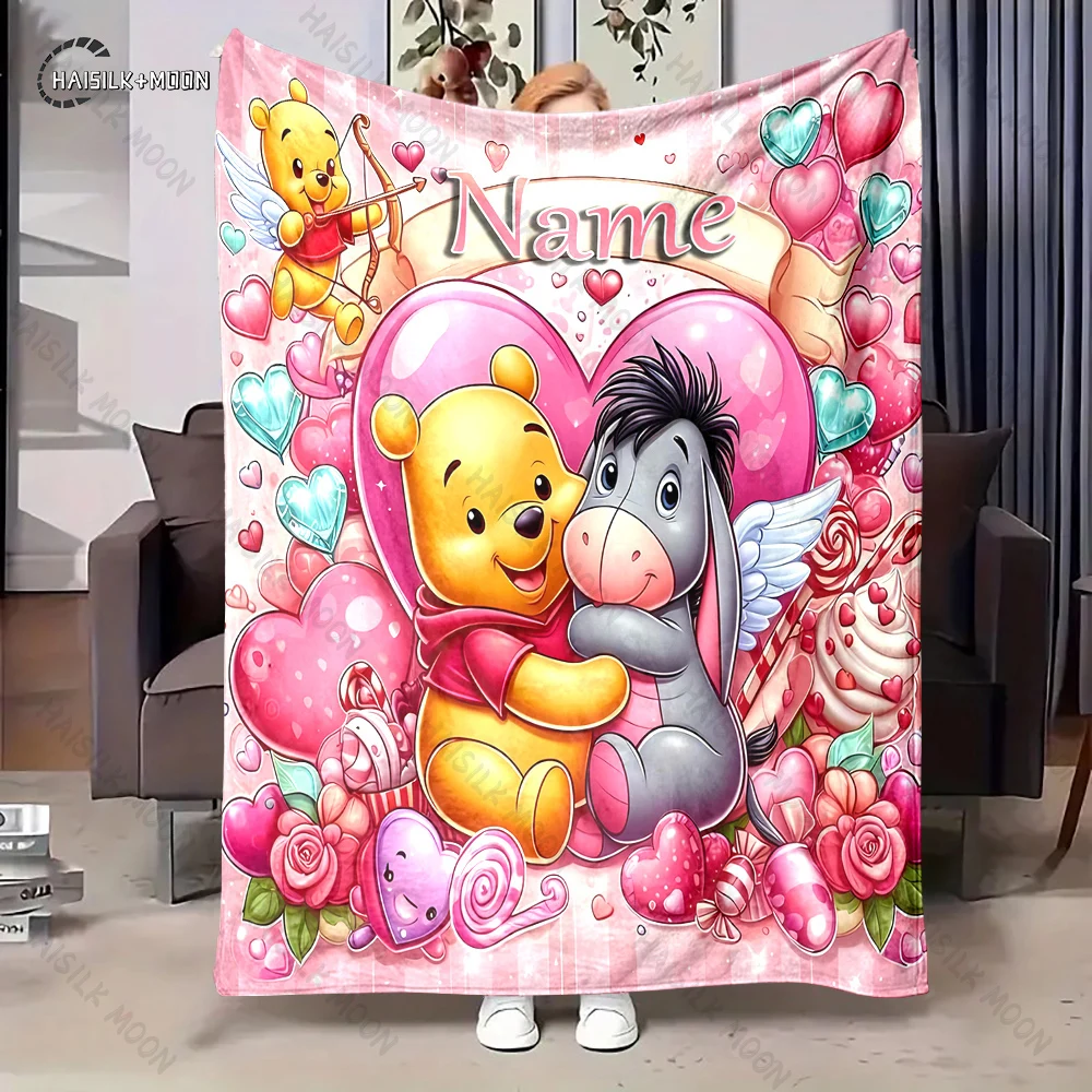 Custom Name Personalized Blanket Disney Pooh Bear Eeyore Fluffy Soft Flannel Sofa Adult Blanket Office Lunch Break Blanket Gift
Custom Name Personalized Blanket Disney Pooh Bear Eeyore Fluffy Soft Flannel Sofa Adult Blanket Office Lunch Break Blanket Gift
