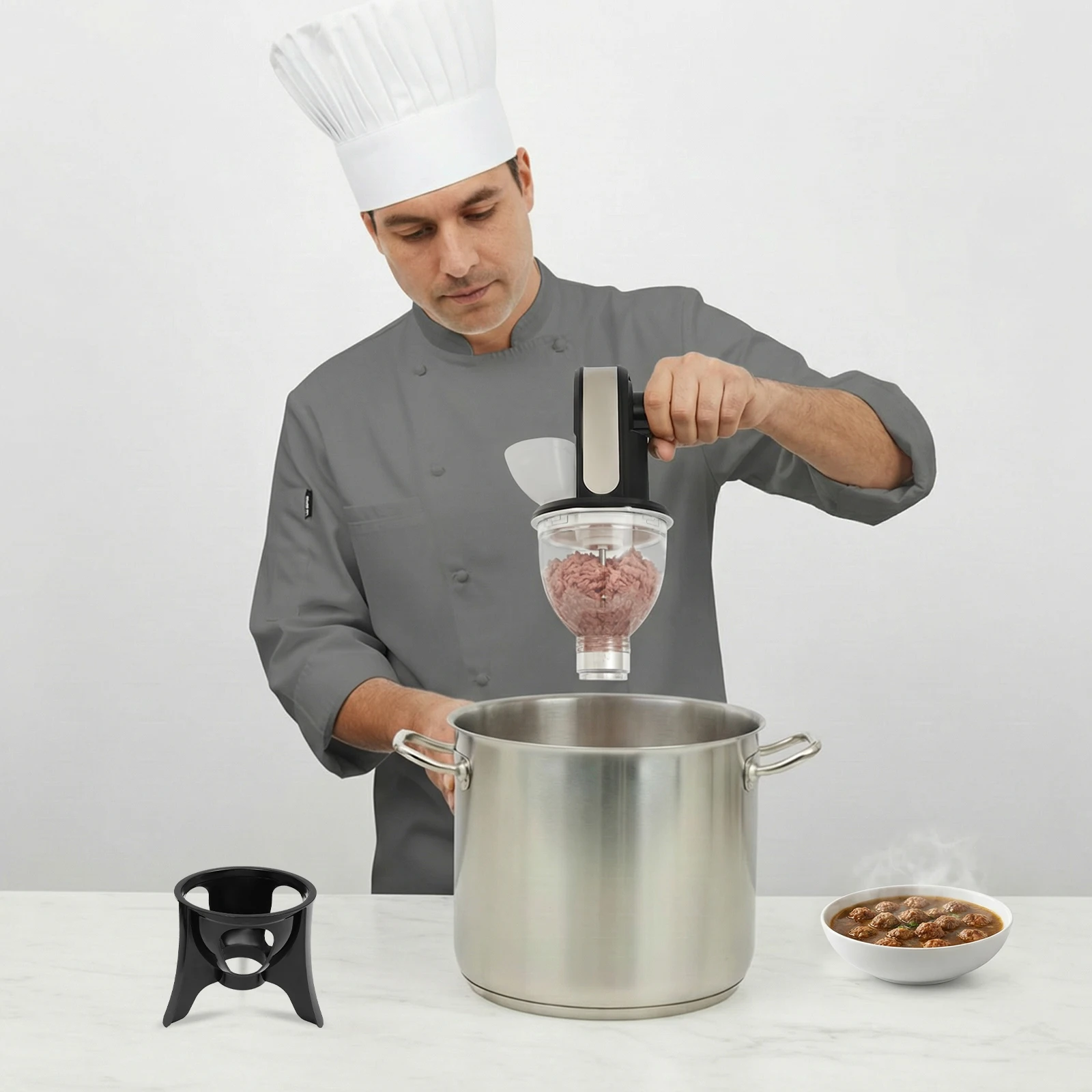 Meatball Maker Machine, Automatic Meatball Forming Machine for Beef Chicken Fish, Multi-Function Dumpling Ball Maker for Kitchen
Meatball Maker Machine, Automatic Meatball Forming Machine for Beef Chicken Fish, Multi-Function Dumpling Ball Maker for Kitchen