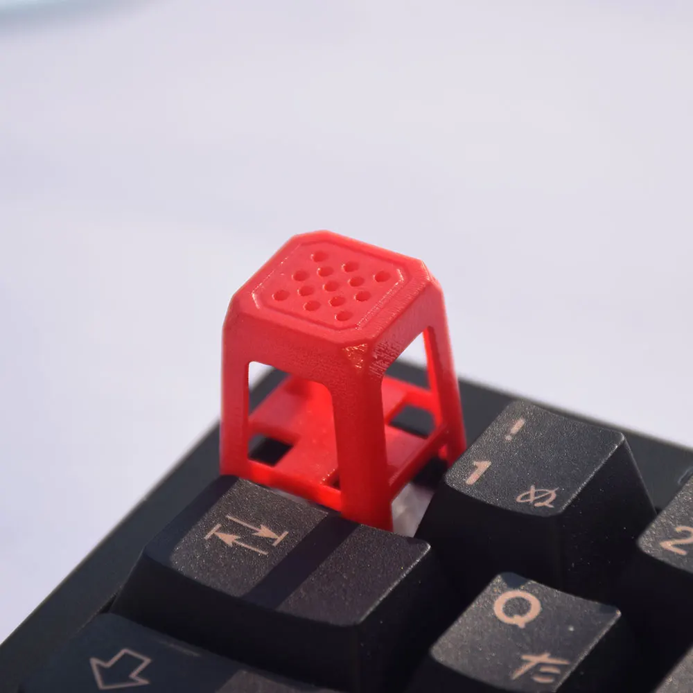 Stool keycaps, cute miniature plastic stool, resin cross shaft mechanical keyboard
Stool keycaps, cute miniature plastic stool, resin cross shaft mechanical keyboard